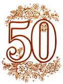 50th Anniversary - Bright Gold