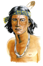 Native American Indian Brave