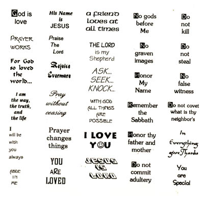 Religious Verses Assorted
