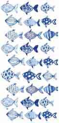 Blue Fish Bits 27 PIECES