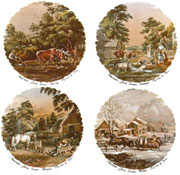 Currier and Ives Farm Scenes
