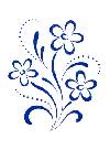 Blue Flower Sheet