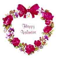 Floral Hearts - Happy Valentine