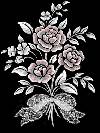 Pink and White Victorian Rose