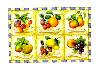 Summer Fruits  - Lemon & Raspberries, Pomegrante, Orange & Strawberries Mural