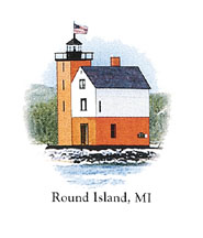 Lighthouse - Round Island; MI