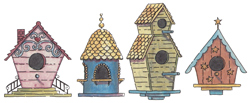 Birdhouses Borders