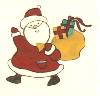 Santa with Bag of Gifts