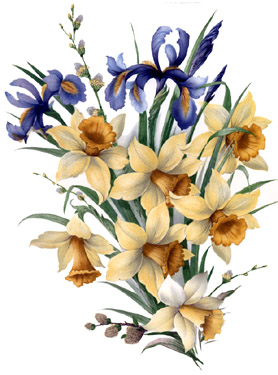 Spring Florals Mural 1