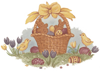 Easter Bunnies and Basket