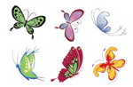 Butterfly Set of 6