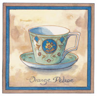Tea Cup and Saucer Orange Pekoe