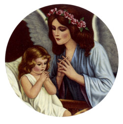 Angel Praying With Child