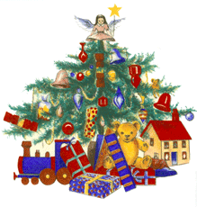 Yuletide Christmas Tree Christmas Presents