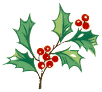English Christmas  Holly