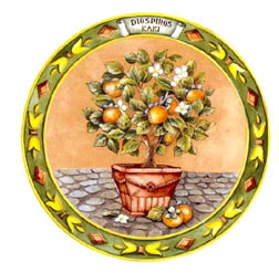 Topiary Fruit II - Persimmons