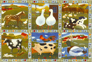 Farm Animals Mural