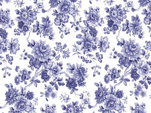 Overall Design - BLUE FLORAL