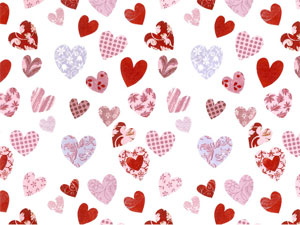Overall Design - Patchwork Hearts Chintz
