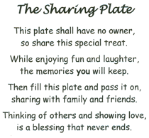 THE SHARING PLATE