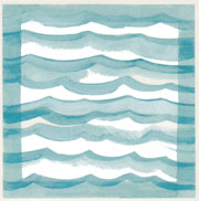 SEA SPAN - Watercolor Waves