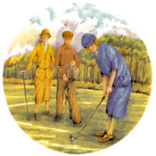 Golfers Mural