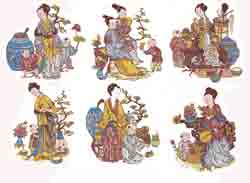 Oriental Family Set 6 piece
