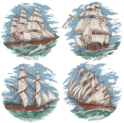 Ships - Mackay's Clipper, Tea Clipper, Brig, Clipper