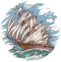 CLIPPER of 1869 SHIP