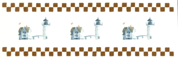 Water's Edge- Lighthouse Scene