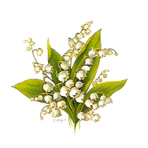 Flowers of the Months - May-Lily of the Valley Bits