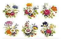 Meissen Style Flowers