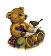 Teddy Bear with Book