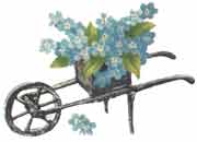 Forget-Me-Nots in a Cart