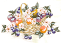 Crystal FRUIT AND FLOWER Basket