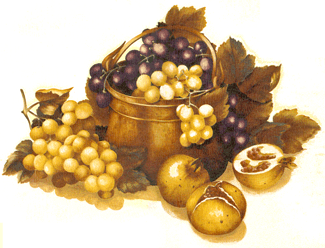 Pomgranite & Grapes