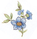 BLUE FLORAL BIT