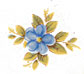 Blue Flower Bit - 5 PC STRIP