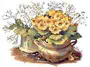 Vintage Yellow Primrose